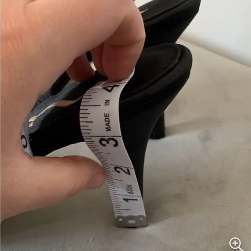 NINA SLING BACK OPEN TOE HEELS - Picture 8 of 14